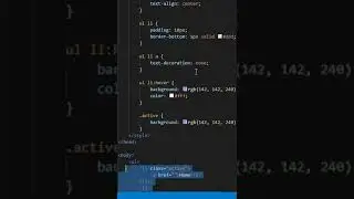 Vertical Navigation menu in HTML
