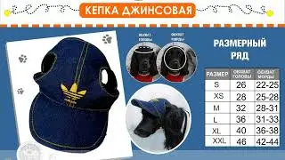 Шьем джинсовую кепку для собаки