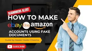 ⚠SCAMMERS ALERT FAKE CNIC Per Amazon eBay Account Kaysay Bnaye | Account banany ka Tareeka | Exposed