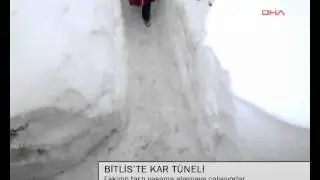 etv BİTLİS'TE KAR TÜNELİ