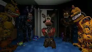 Police I swear to God but its Nightmare Foxy