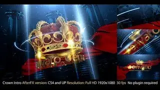 CROWN INTRO ► [ AFTER EFFECTS TEMPLATES ]