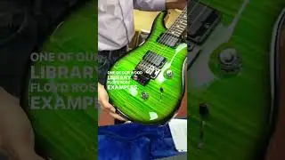PRS Wood Library Custom 24 Floyd Brazilian rosewood board stained flame maple Eriza Verde Smokeburst