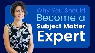 Build Your Network: Be a Subject Matter Expert