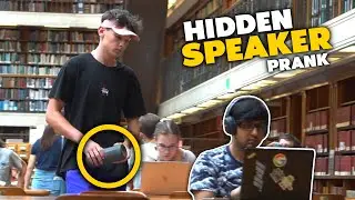 Blasting EMBARRASSING Songs Near Strangers In The LIBRARY PRANK