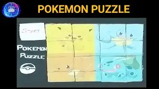 HOW TO MAKE POKEMON PUZZLE|| DIY|| BRILLIANT BRAINS
