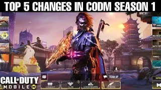 TOP 5 Changes you need to know in Season 1 CODM 2023!!