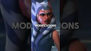 Why did Ahsokas sabers change color? #starwars #starwarsfacts #lightsaber