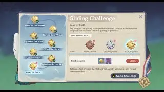 Gliding Challenge Day 7 | How To Get 30K Score | Genshin Impact