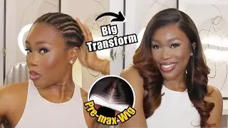 No Glue, No Lace Line 👌🏾THE WIG YOU NEED!NEW Pre-everything Natural Yaki Lace Wig I Ft Myfirstwig