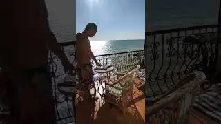 Крым, Севастопольский район, Кача, вид с балкона