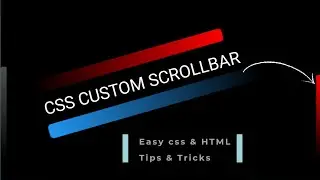 How to create colourful scroll bar | Custom scroll bars | HTML + CSS | Most Easy Tutorial 