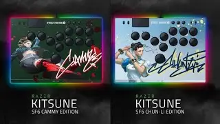 SF6 - Razer Kitsune All Button Street Fighter 6 Arcade Stick for PS5/PC!! (Pics)