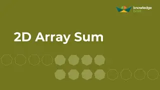 2D Array Sum: Row-Wise Column-Wise & Sum of All Elements | Java & BlueJ | ICSE Computer Applications