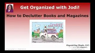 How to Declutter Books and Magazines