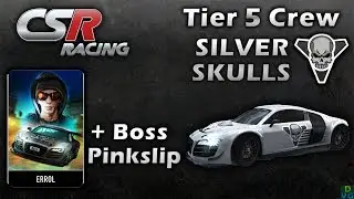 CSR Racing | Tier 5 Crew Battle - Silver Skulls + Boss Pinkslip - Errol's Audi R8 LMS
