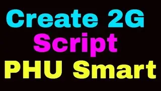 2.  How to create Script For 2G drive test