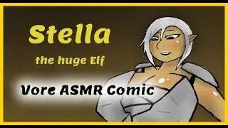 Stella the huge Elf is very Hungry (Full ASMR Vore Comic)