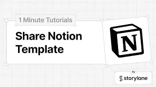 How to Share Notion Template | 1-Minute Tutorials