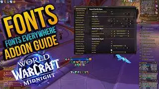 How to change FONTS in World of Warcraft: Font Control addon