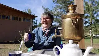 №693 💦 Тверская область 🌲 Озеро Глыби 🛶  Встреча 👋 Школьный товарищ  🫖 У самовара 😊  Всё красиво!