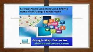 How to extract traffic data from google maps for a given search query?