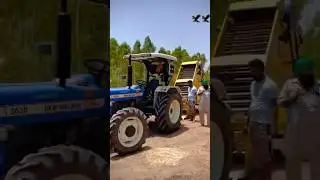 Newholland3630 4*4 trolley with rooder #song #punjabisong #punjabimusic #funny #comedy  #newholland