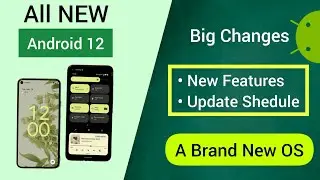 Android 12 is here | Android 12 Beta First Look with New features,New Ui and Update Shedule.