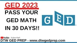 Pass GED Math in 30 Days