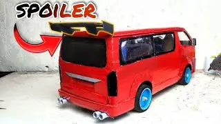How to make spoiler for Hiace Rc van