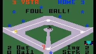 Mattel Intellivision Game: Baseball [Aka Major League Baseball] (1978 Mattel Electronics)