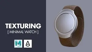 Autodesk Maya - Arnold | Minimal Watch Rendering with Survival Texture Pack
