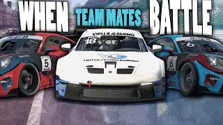 When Teammates Battle On IRacing | Porsche 911 GT3 Cup @ SUZUKA | I-Racing
