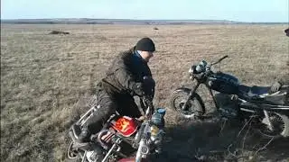 Покатушки  на мопедах Мигуля жжот