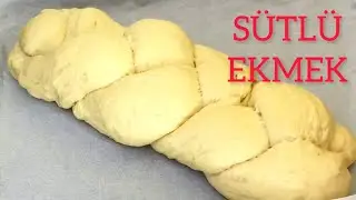Kahvaltılık SÜTLÜ EKMEK / Örgü  EKMEK TARİFİ / PAMUK GİBİ YUMUŞACIK KAHVALTI EKMEĞİ / EKMEK YAPIMI