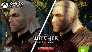 Witcher 3 next-gen SERIES X сравнение графики