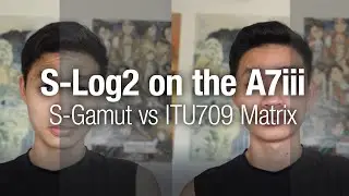 A7iii S-Log2 Color Mode Test | S-Gamut vs ITU709 Matrix