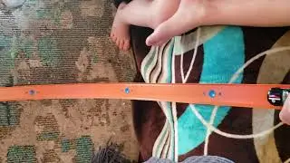 Review and demo of Hot Wheels Track Builder Custom Curve Kicker Playset