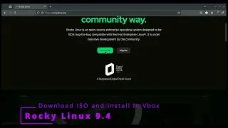 How to install Rocky Linux 9.4 in Vbox
