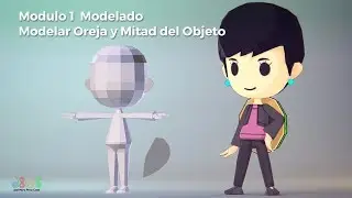 Create LowPoly Character #11 Modeling Ear (For Beginners in Blender)