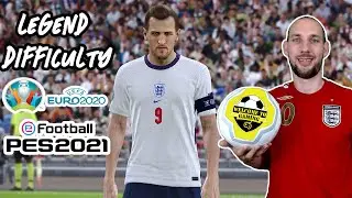 PES 2021 Euro 2020 England Full Playthrough Legend Difficulty