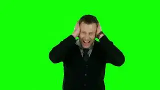 Very Angry Businessman  Green Screen Video  Effect | No Copyright Stock Video