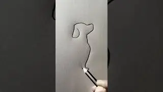 Comment dessiner un chien et un chat d'une seule ligne 