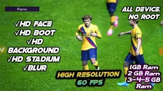 🔥Fix Lag From PES 2021 Mobile 🔥How to Fix Lagging In PES 2020 Mobile | High Resolution With 60 FPS