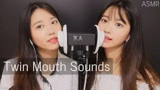 Twin Mouth sounds[no talking asmr]kiss sound,lip sound,