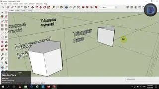 Sketchup / How to Create Geometric Shapes in Sketchup__(Part 1)?