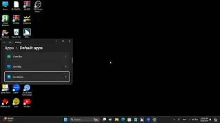 how to set default apps using run command