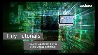 Create Registration Forms using Google Forms & Choice Eliminator