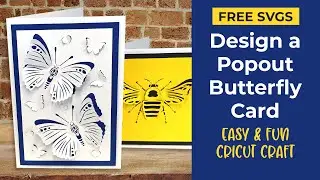 Design a Popout Butterfly Card | Cricut Design Space Tutorial