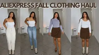 AliExpress Fall Autumn Clothing Haul November 2024